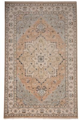 Alora Decor Lush Medallion Hand Knotted Wool Area Rug