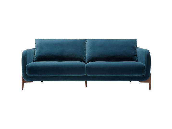 Sofa Leya Stoff blau B 215 T 97 cm