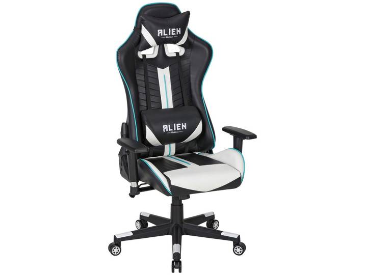 Gamingstuhl Schwarz, Weiss
