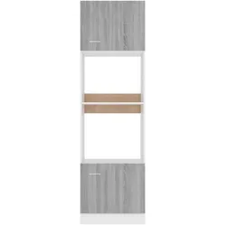 vidaXL, Regal, Nazonor (1x Mikrowellen-Unterschrank 60 cm) (60 x 57 x 207 cm)