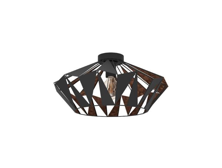EGLO CARLTON 6 Deckenleuchte, schwarz, kupfer