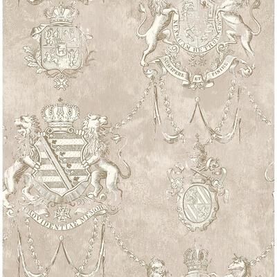 Seabrook Designs Lavern Crest Unpasted Wallpaper