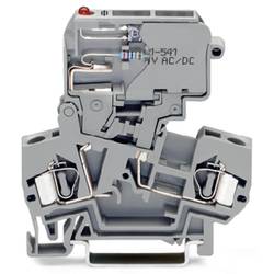 WAGO 281-611/281-541 Sicherungsklemme 8 mm Zugfeder Belegung: L Grau 50 St.