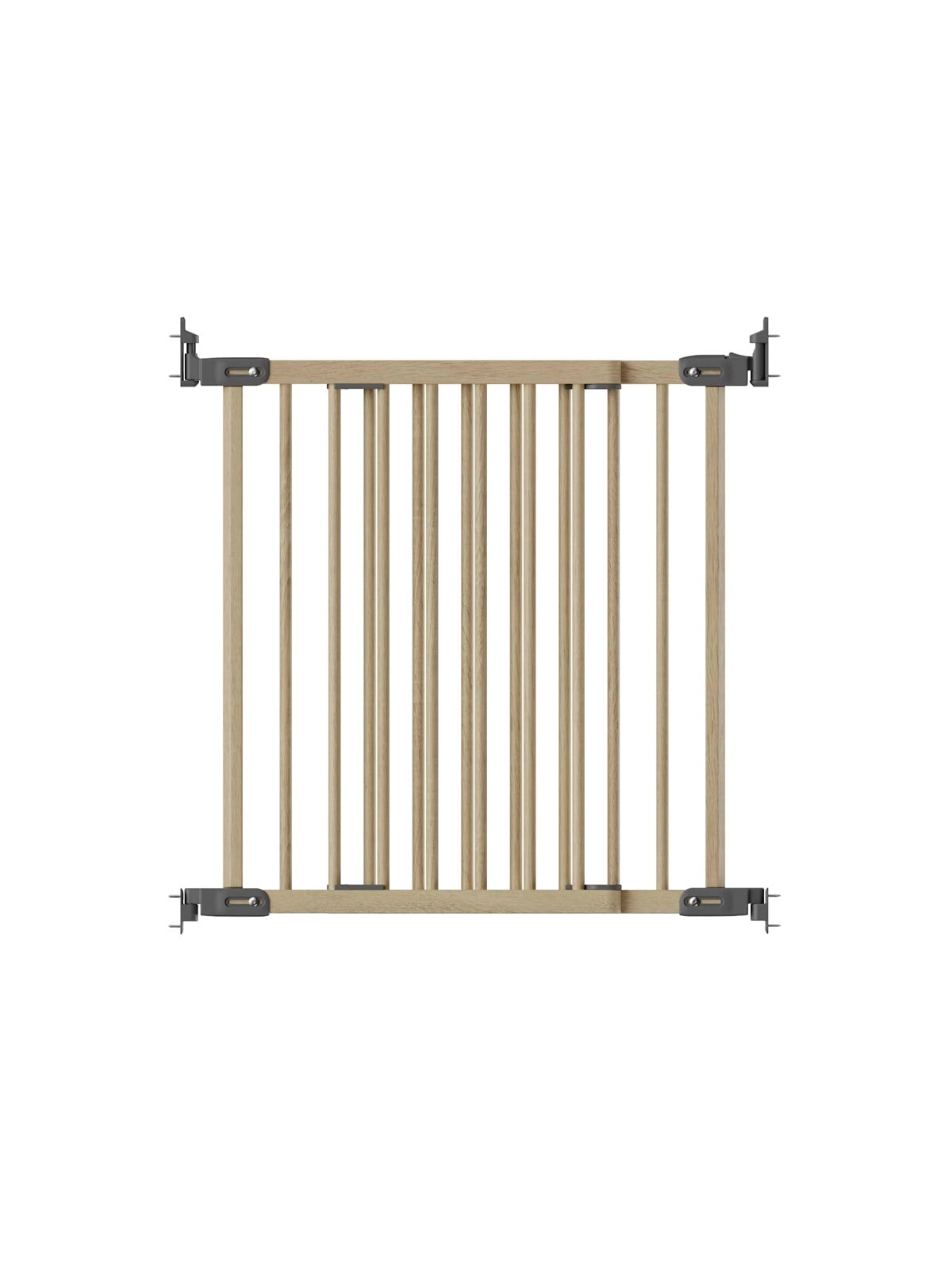 BabyDan FlexiFit Deluxe Safety Gate 62.5-100.5 cm Wood/Gray
