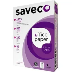 Saveco Kopierpapier Violet Label 100000005 A4 80g ISO 100 500Bl.