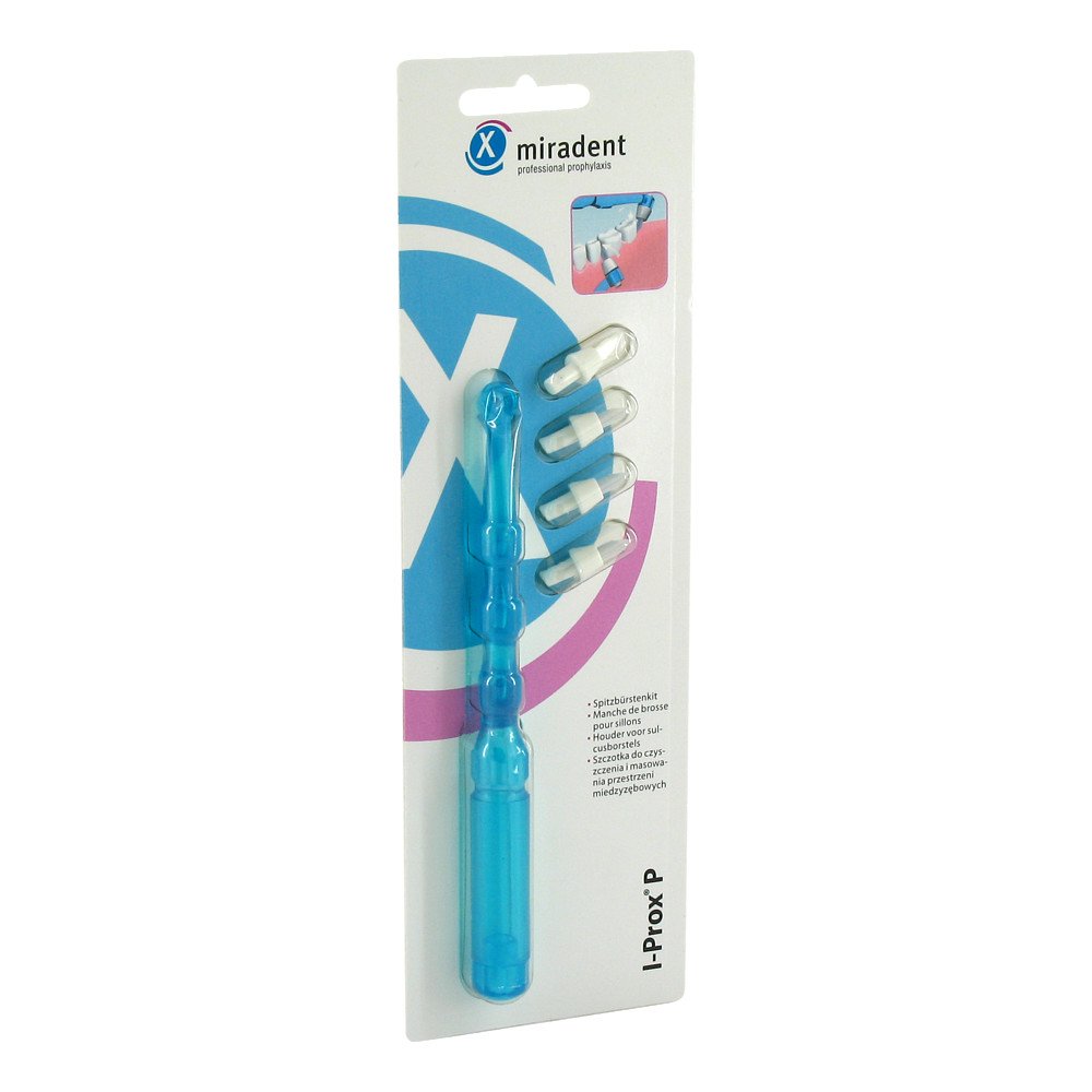 Hager Pharma GmbH Miradent Spitzbürsten-kit I-prox P blau trans. 02172604
