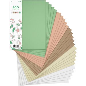 Netuno Tonpapier Eko, A4, 5 Farben sortiert, 100-170g/m², 25 Blatt