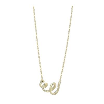 Kette ohne Anhänger ADELIA´S "Halskette mit Anhänger – aus 925 Silber", gold, Halsketten, Damen, 41cm, Silber 925 (Sterlingsilber), Zum Verschenken – passend für viele Anlässe