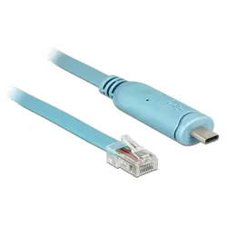 DeLOCK 63914 Serien-Kabel Blau 3 m USB Typ-C RJ45