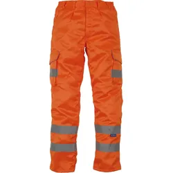 Yoko Unisex Hi-Vis Cargohose Warnschutz-Hose HV018T hi-vis orange 40/31