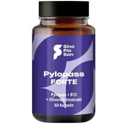 PYLOPASS FORTE 200 mg+Vit.B12+Olivenblattextr.Kps. 60 St