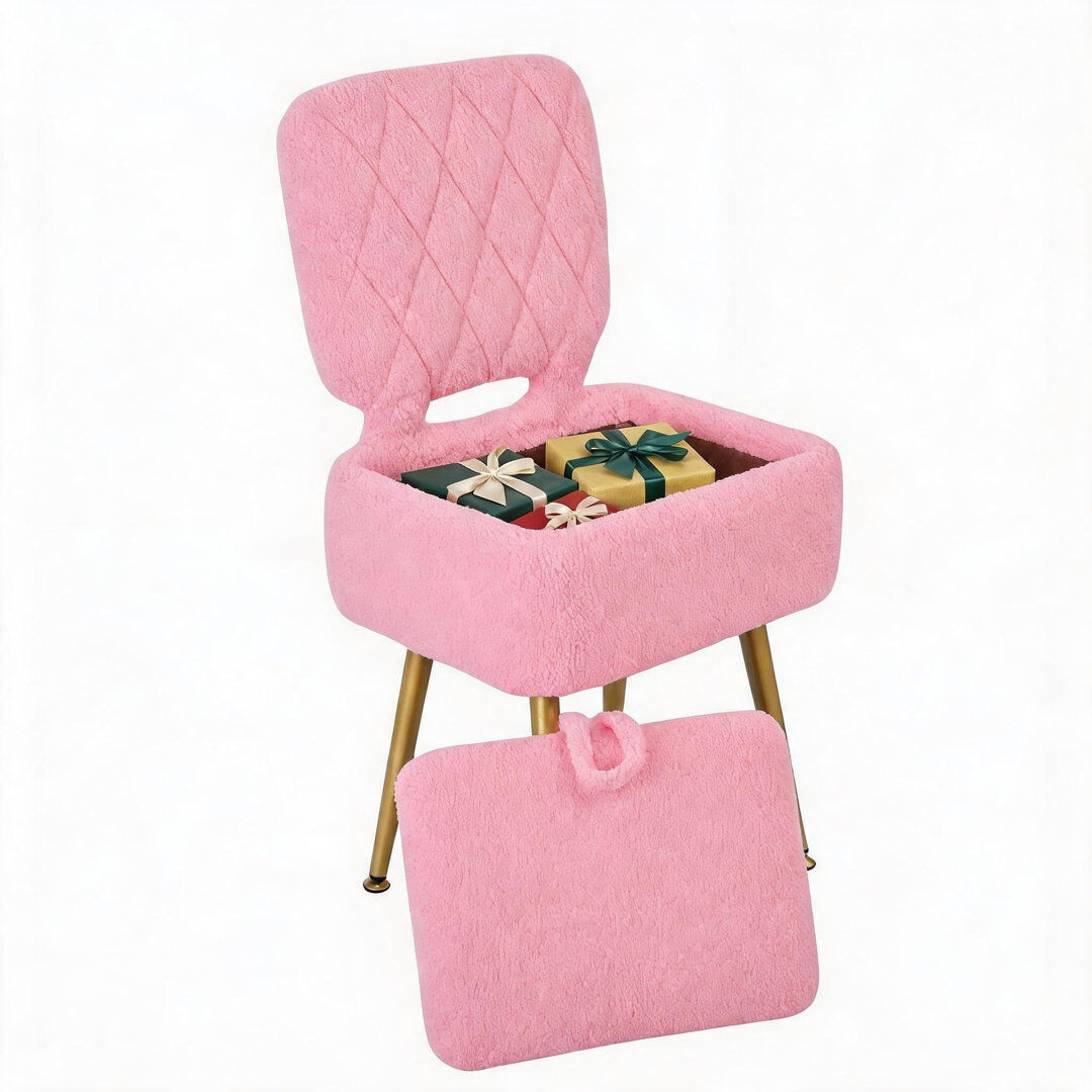 Canora Grey London Boutique Office Chair Pink 40.4cm W X 29cm D
