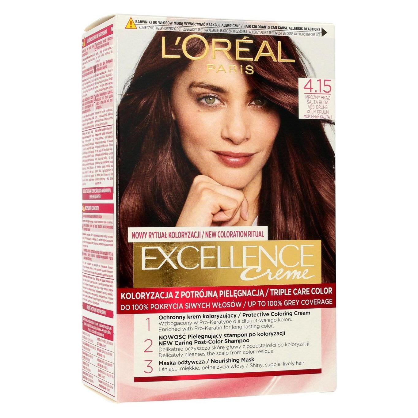 L'Oréal Paris L'Oreal Paris Excellence Creme 4.15 cold brown (4.15) (0289391)