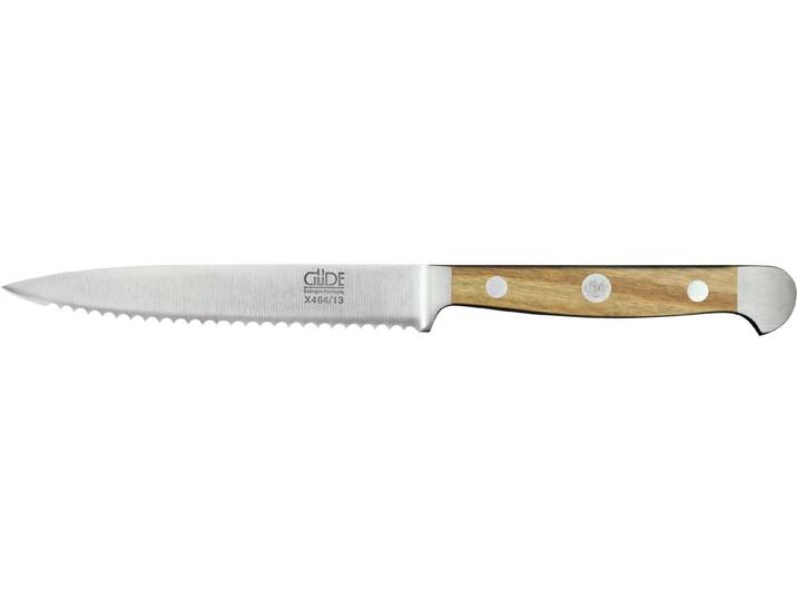 Güde Messer Solingen Tomatenmesser Güde Alpha Tomatenmesser 13cm Olivenholz