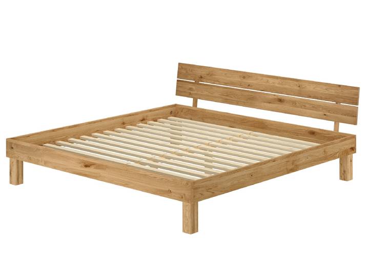Kingsize Bett Massivholzbett Eichenbett Geölt 200 x 200 cm