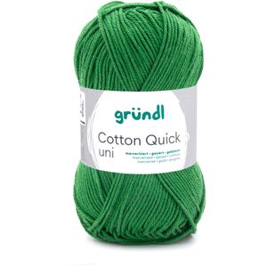 Gründl Häkelgarn 865-114 Cotton Quick uni, farn, 50 g / 125 m, Nadelstärke 3-4, 100% Baumwolle
