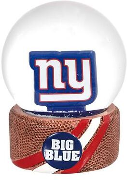 Evergreen New York Giants 5 in. Multicolor Glass Tabletop Snow Globe