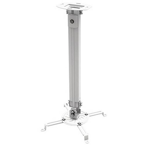 Techly Deckenhalterung ausziehbar, 54-90cm, silber