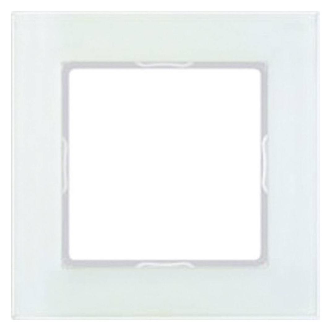 JUNG 1fach Rahmen A creation Mattweiss AC581GLWMT (AC581GLWMT)