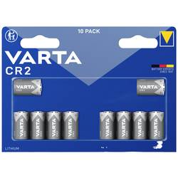 Varta LITHIUM Cylindr. CR2 Blli10 10 St. Fotobatterie CR2 Lithium 880 mAh 3 V 6206301461