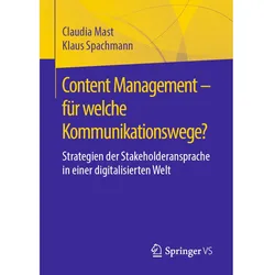 Content Management - für welche Kommunikationswege?, Fachbücher von Klaus Spachmann, Claudia Mast