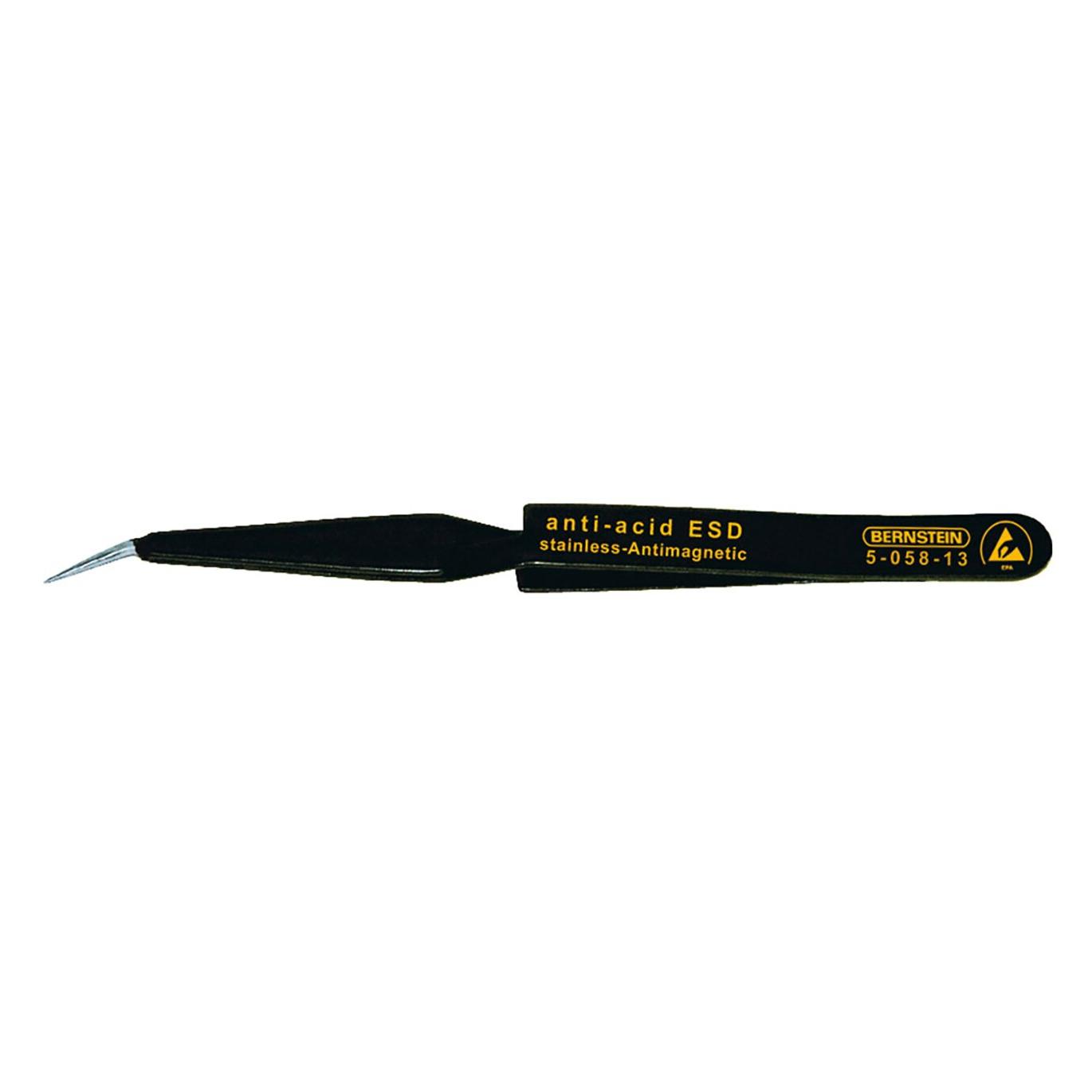 Bernstein SMD-Pinzette 31b SA Spitz, geb (5-058-13)