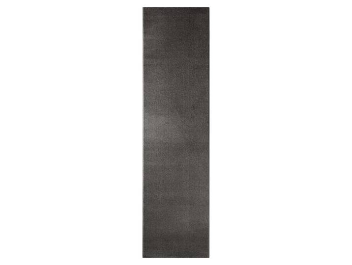Tapis de couloir tissé poils ras anthracite 80x400