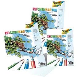 Zeichenkarton, hochweiß, holz- und chlorfrei, Grammatur: 120 g/m2,  Format: DIN A4 (21 x 29,7 cm)