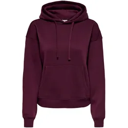 ONLY Damen Hoodie - ONLBEST HOOD SWEAT, Kapuze, Regular Fit, einfarbig Lila / XS