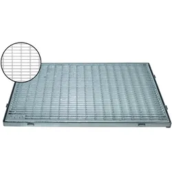 ACO Schuhabstreifer Gitterrost 80x40cm mit Zarge MW 30/10