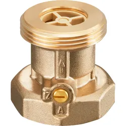Oventrop Sperrventil Typ SVE 1070008 DN25, G1 1/2"AG, G1 1/2"IG, PN10, Ms