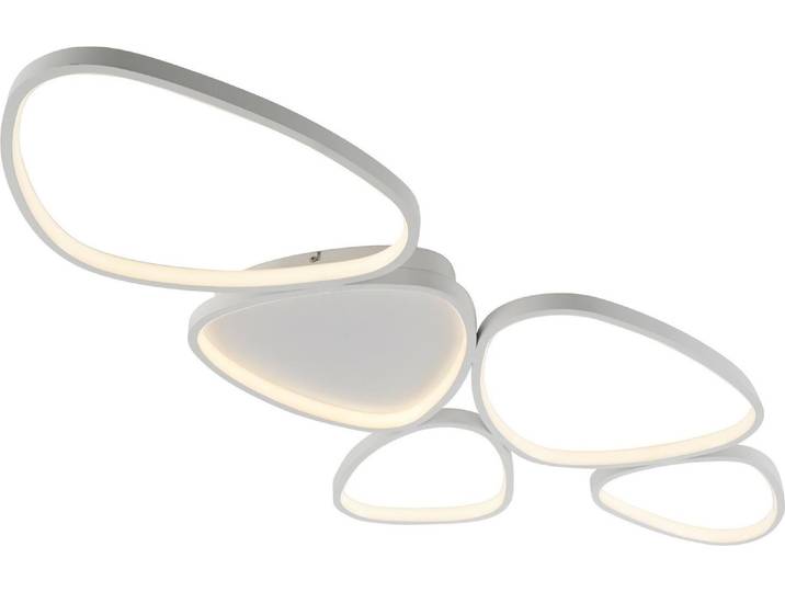 JUST LIGHT PEBBLES Plafonnier LED blanc chaud\, dimmable\, 42 W\, blanc\, 14045-16
