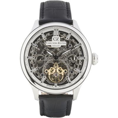 Automatikuhr CARL VON ZEYTEN "St. Georgen", schwarz, Armbanduhren, Herren, Automatikuhr, Armbanduhr, mechanische Uhr, Herrenuhr, Made in Germany