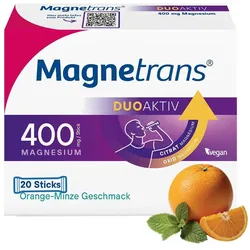 Magnetrans duo-aktiv 400mg Magnesium Direktgranulat-Sticks 20 St