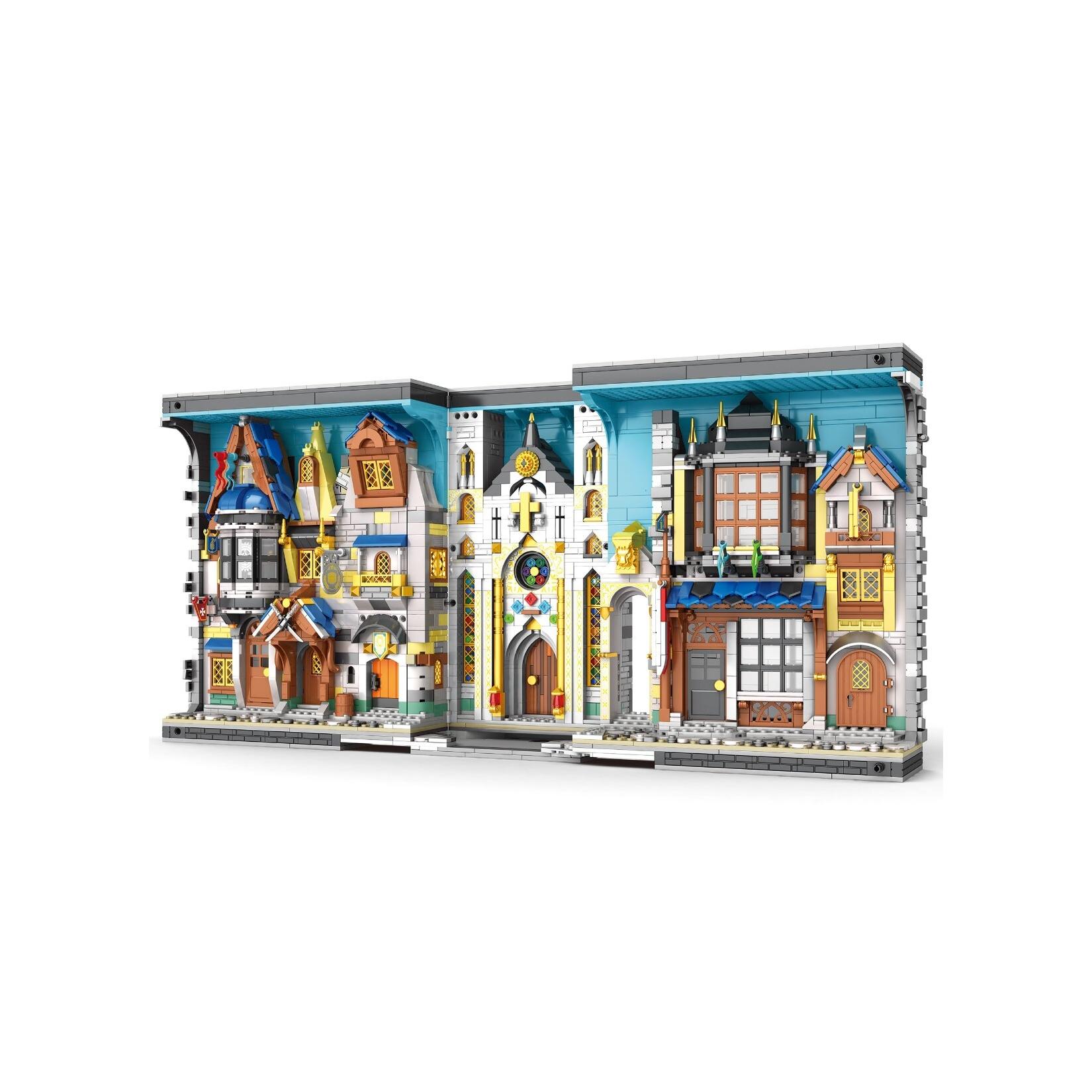 Reobrix 66026 Mittelalterlicher Basar Klemmbaustein Gebäude 2922 Teile ab 14