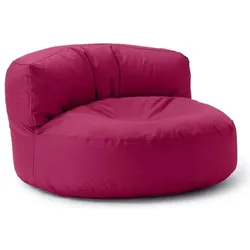 Lumaland, Sitzsack, Sitzsack-Sofa, 320 l Polyester (PES)/Textil, Weinrot