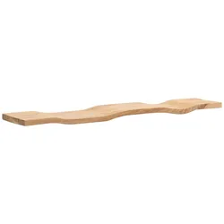 WANDREGAL LEVANTO, Akazie Massivholz, handgefertigt, 100 x 20 x 2,5 cm