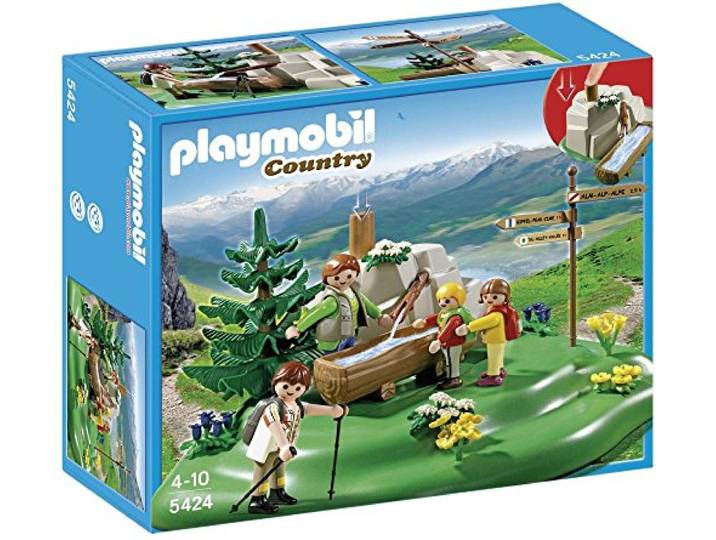 PLAYMOBIL Familia Mochilera En La Montaña