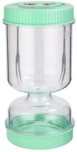 Uplift Picks Glass Pickle Strainer Jar For Airtight Food Storage light Green