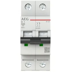 AEG EN102D01 Leitungsschutzschalter AEG ElfaPlus 10 kA, D-Charakteristik, 1A, 2P 2CDS272088R0011