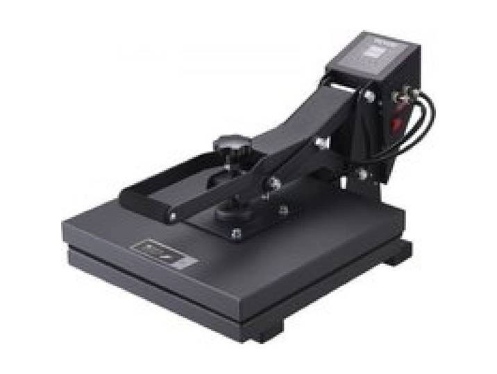 VEVOR Presse à Chaud 38 x 38 cm, Machine de Sublimation Textile 1200 W Chauffage Rapide, Presse à Chaleur Transfert par Sublimation, Numérique et Industrielle, pour T-shirts/Sacs/Oreillers, Noir
