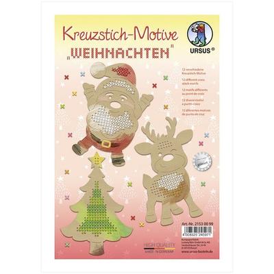 URSUS 12 Kreuzstich-Motive 'Weihnachten'