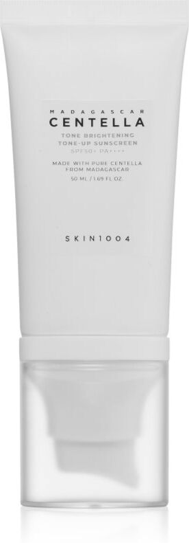 SKIN1004 Madagascar Centella Tone Brightening Tone-Up Sunscreen schützendes getöntes Gesichtsfluid zur Verjüngung der Gesichtshaut SPF 50+ 50 ml