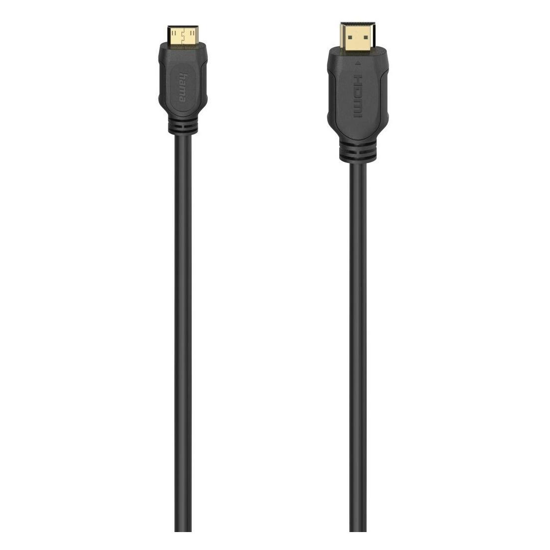 Hama High Speed HDMI-Kabel Stecker Typ A - Stecker Typ C (Mini), Ethernet, 2 m (2 m) (00074258)
