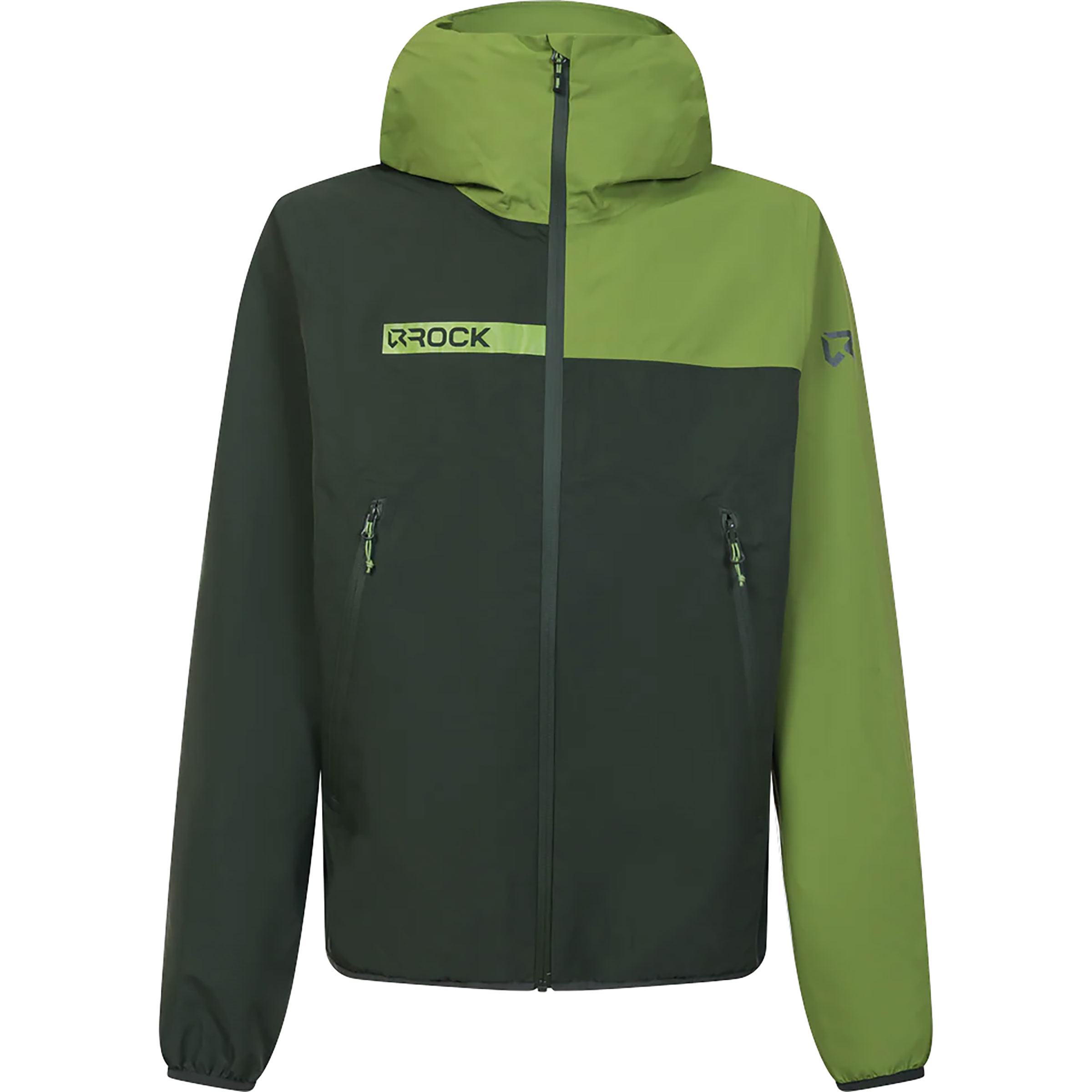 Rock Experience Great Roof 2.0 Herren Regenjacke gruen Größe L Camping Winddicht Wasserabweisend