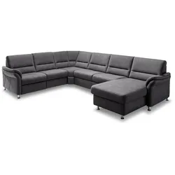 ComfortPlan Wohnlandschaft Dakota S Mikrofaser Grau