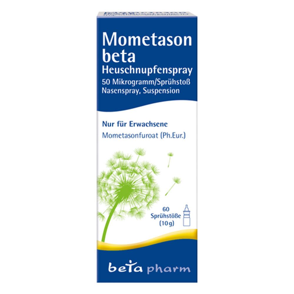 Mometason beta Heuschnupfenspray 50µg/Sp.60 Sp.St 10 g Nasenspray