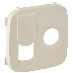Legrand 754836 Abdeckung für TV+RJ45 Einsatz Kategorie6 UTP Valena Allure mandelweiß