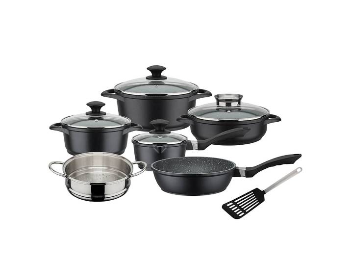 Ensemble de casseroles 57 x 24 x 34cm Gris