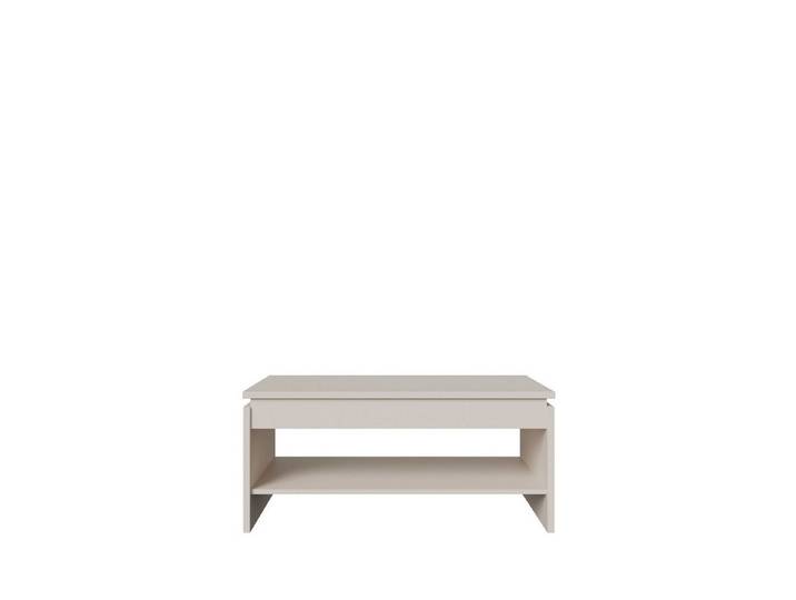 PREISBRECHER Couchtisch COFFEE TABLES, hochklappbar, in Sand - 100x45,7x56cm (BxHxT)